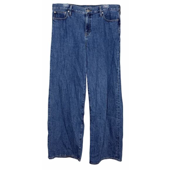 J.CREW Denim - J.Crew Women’s 84 Low Rise Wide Leg Medium Wash Jeans Size 29